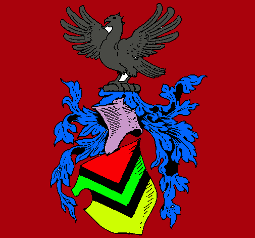 Escudo de armas y aguila 