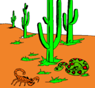 Dibujo Desierto pintado por ruben