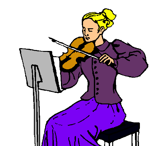 Dama violinista