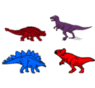 Dibujo Dinosaurios de tierra pintado por uyalochora