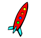Dibujo Cohete II pintado por ELOY