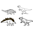 Dibujo Dinosaurios de tierra pintado por rexi