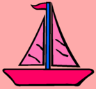 Dibujo Barco velero pintado por hannia02