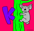 Dibujo Koala pintado por ALBA