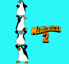 Dibujo Madagascar 2 Pingüinos pintado por MORT
