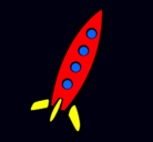 Dibujo Cohete II pintado por lukas