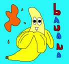 Dibujo Banana pintado por arantxaypaula