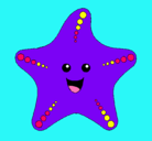 Dibujo Estrella de mar pintado por mileycirus