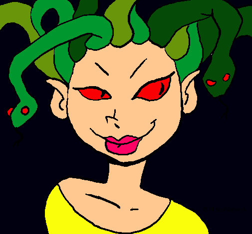 Mujer medusa