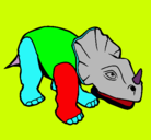 Dibujo Triceratops II pintado por augusto