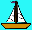 Dibujo Barco velero pintado por cristian