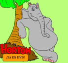 Dibujo Horton pintado por hortion
