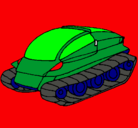 Dibujo Nave tanque pintado por alejandro