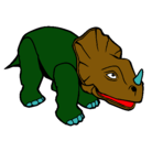 Dibujo Triceratops II pintado por jaro