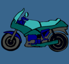 Dibujo Motocicleta pintado por David