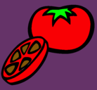 Dibujo Tomate pintado por asewq1rtyeufhgjbvvxccl 