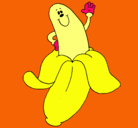 Dibujo Banana pintado por sofia