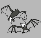 Dibujo Un par de murciélagos pintado por ARUCHI