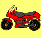 Dibujo Motocicleta pintado por pamela