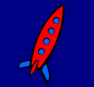 Dibujo Cohete II pintado por spaider-man