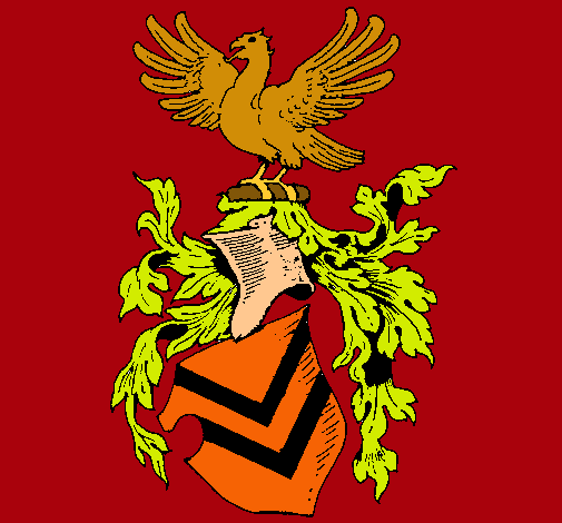 Escudo de armas y aguila 