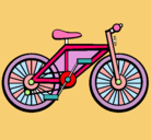 Dibujo Bicicleta pintado por leidyazucena