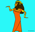 Dibujo Bailarina egipcia  pintado por ANDREA