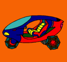 Dibujo Moto espacial pintado por alvaro