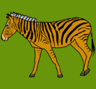 Dibujo Cebra pintado por abraham