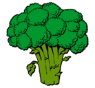 Dibujo Brócoli pintado por loreto