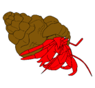 Dibujo Cangrejo ermitaño pintado por lvaroMontoyaNavarro