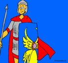 Dibujo Soldado romano II pintado por marta