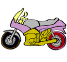 Dibujo Motocicleta pintado por irene