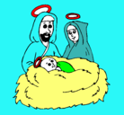 Dibujo Natividad pintado por ricarcdo