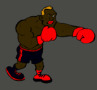 Dibujo Boxeador pintado por diogo