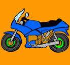 Dibujo Motocicleta pintado por josue