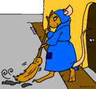 Dibujo La ratita presumida 1 pintado por jose