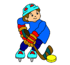 Dibujo Niño jugando a hockey pintado por JUGADOR_JOCKEY