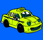 Dibujo Herbie Taxista pintado por Rodrigo