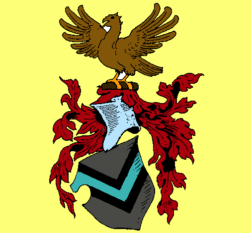 Escudo de armas y aguila 