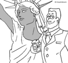 Dibujo Estados Unidos de América pintado por Alexia