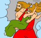 Dibujo El rapto de Perséfone pintado por karol