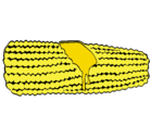 Dibujo Mazorca de maíz pintado por jarod