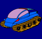 Dibujo Nave tanque pintado por clop