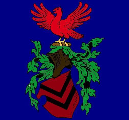 Escudo de armas y aguila 