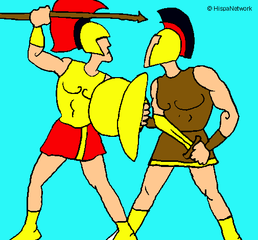 Lucha de gladiadores