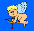 Dibujo Cupido pintado por VIRGINIA