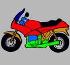 Dibujo Motocicleta pintado por LuisDiegoR.H.