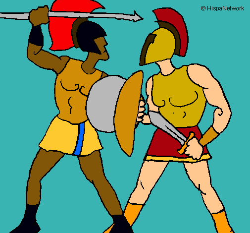 Lucha de gladiadores