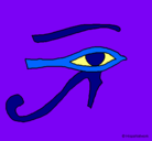 Dibujo Ojo Horus pintado por rociosanchez